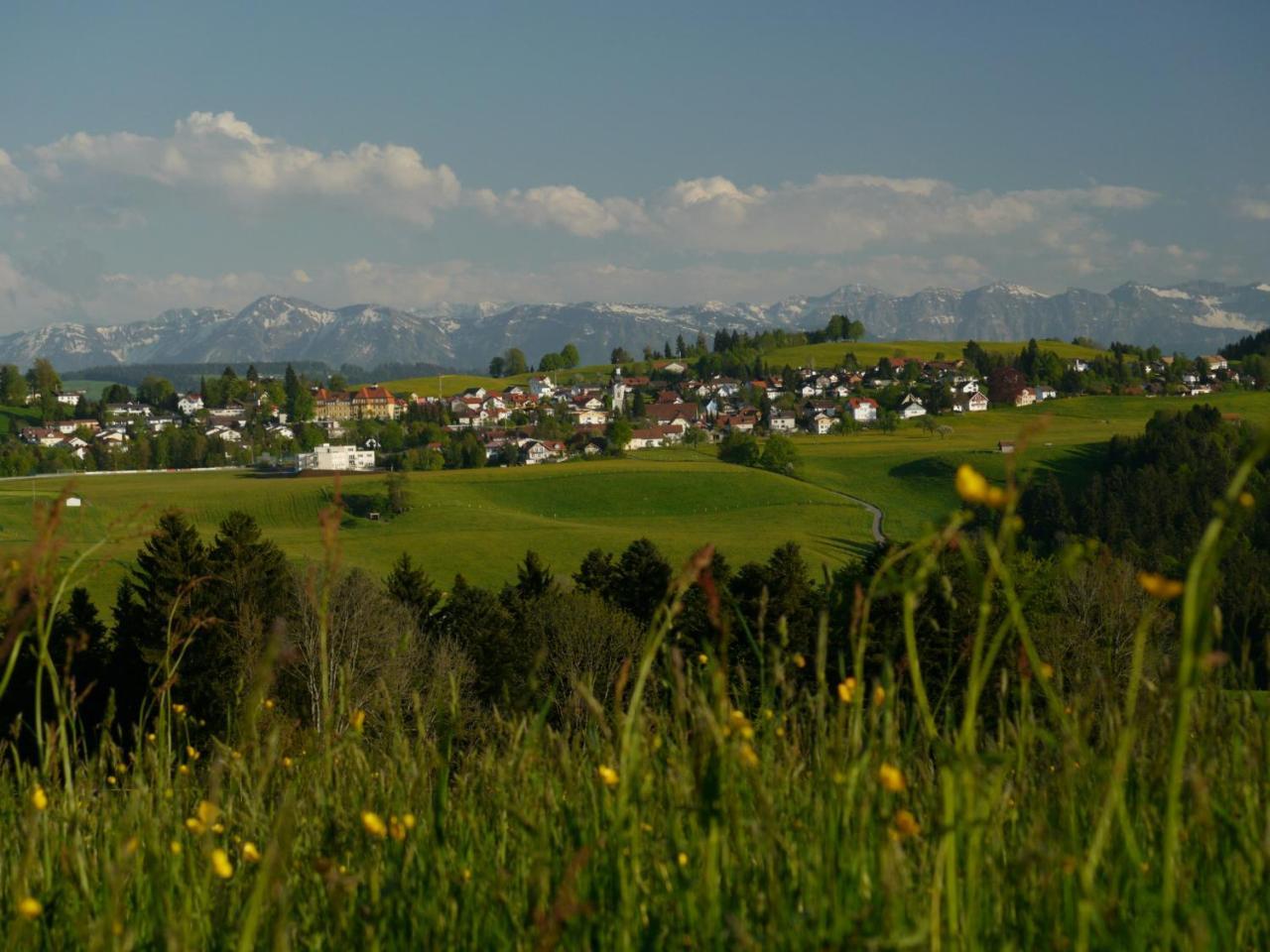 Hotel Alpenrose Gut Schlafen & Fruehstuecken Scheidegg Exterior foto
